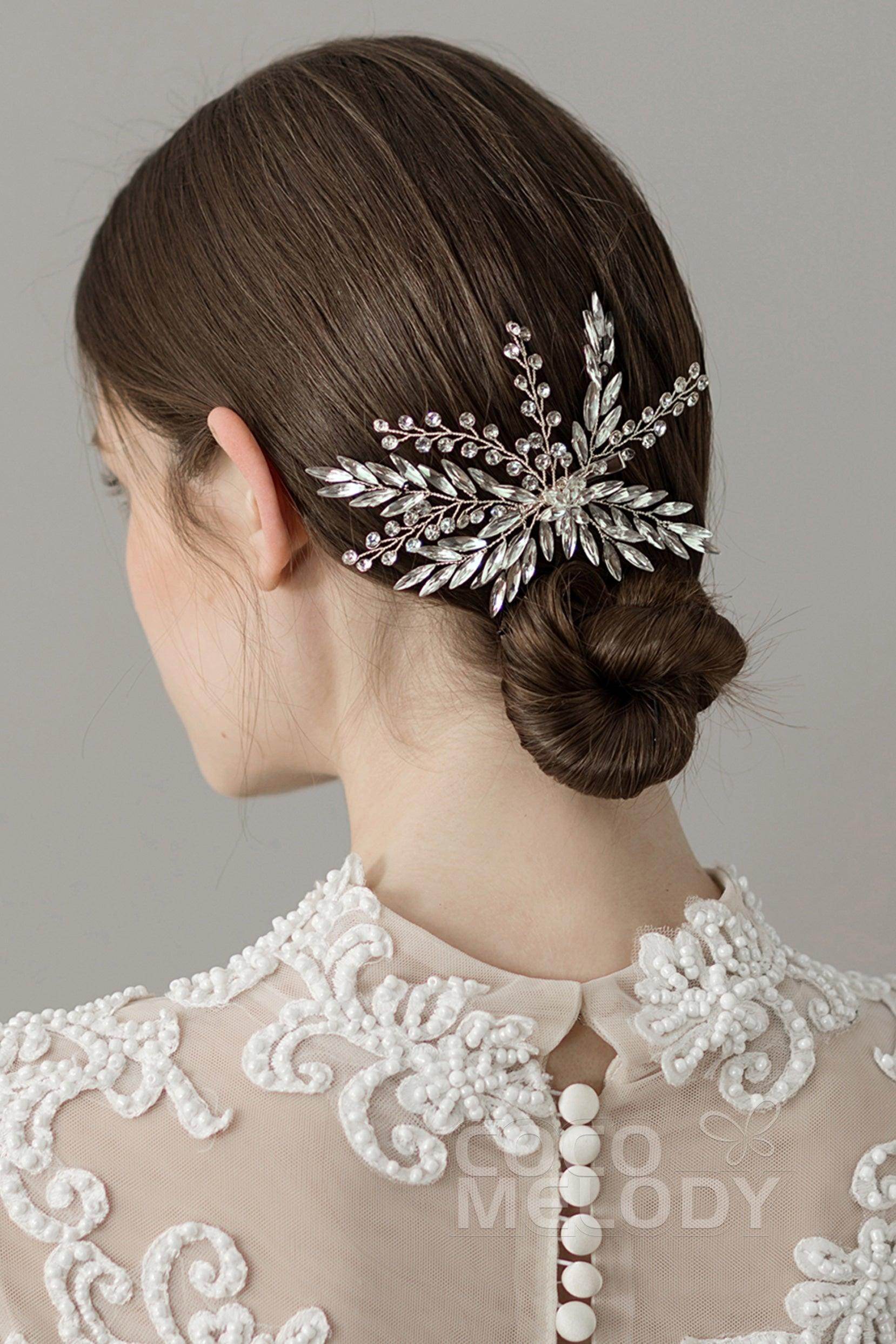 Alloy Hairpins with Crystals CH0211 - COCOMELODY